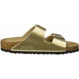 Slipper Birkenstock Women Arizona Birko-Flor Gold Narrow-Schoenmaat 38