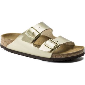 Birkenstock, Dames, Schoenen, Grijs, Maat: 41 EU Leer,