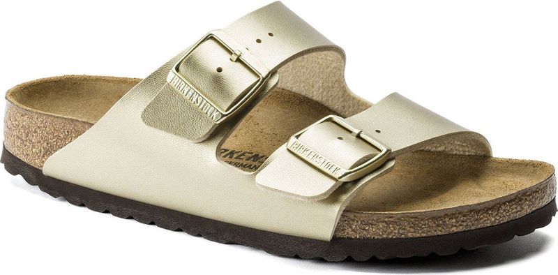 Birkenstock, Dames, Schoenen, Grijs, Maat: 41 EU Leer,