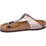 BIRKENSTOCK - Gizeh - Slippers - Metallic Taupe - Synthetisch Materiaal