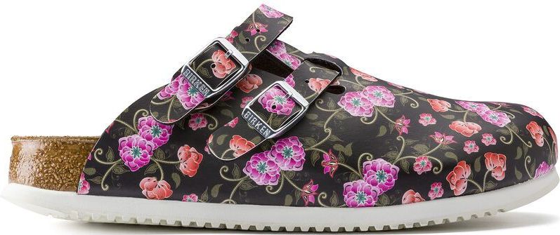 Clog Kay Superlauf, Birko-Flor, Flower Field Mint, schmal, Gr. 41 - Birkenstock