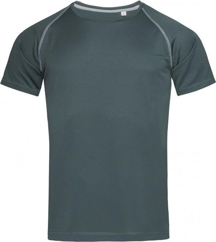 Stedman Active 140 Team Raglan T-Shirt S8030 - Granite Grey