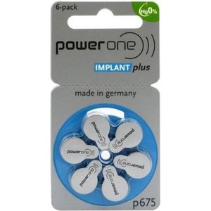 Power One by VARTA 675 IMPLANT Gehoorapparaat batterijen
