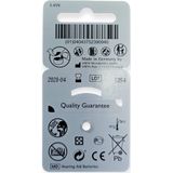 Phonak - P10 - Hoortoestelbatterijen - Gele Sticker