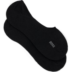BOSS - Shoeliner Stay On - Herensokken - Zwart - 2-pack, Katoenmix
