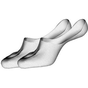 BOSS - Shoeliner Stay On - Herensokken - Wit - 2-pack