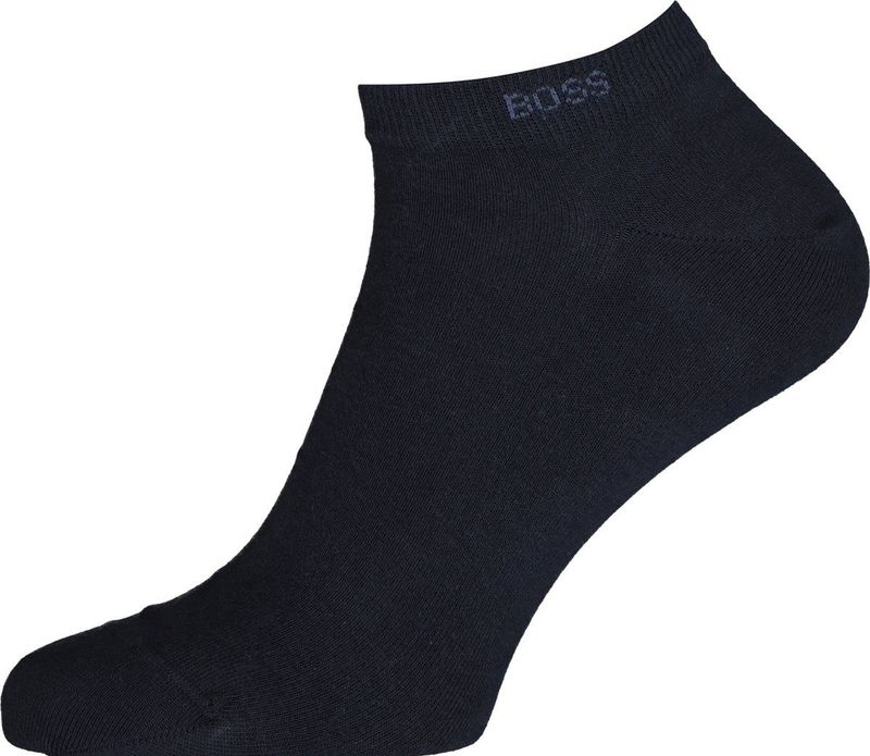 BOSS - Ankle Socks - Enkelsokken - Donkerblauw - Katoen - 2-Pack