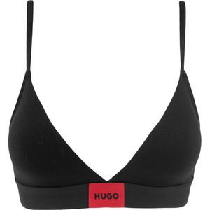 HUGO Triangle Red Label Bh - Rood - Stretchkatoenjersey - Uitneembare Cups