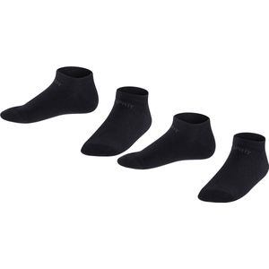 Esprit - Foot Logo 2-Pack - Sneakersokken - Zwart - Duurzaam Organisch Katoen