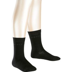 Esprit - Foot Logo - Huissokken - Zwart - 80% Katoen, Set van Twee