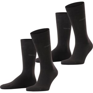 ESPRIT - Basic Easy - Sokken - Zwart - Biologisch Katoen - 2-Pack