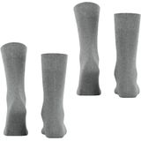 ESPRIT - Basic Easy - Herensokken - Grijs - Multipack 2 Paar