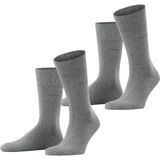 ESPRIT - Basic Easy - Herensokken - Grijs - Multipack 2 Paar