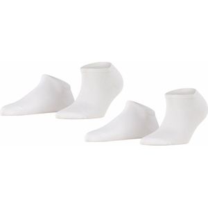Esprit - Uni 2-Pack - Sneakersokken - Wit - Biologisch Katoen