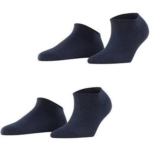 ESPRIT - Uni 2-pack - Lage Sokken - Blauw - Biologisch Katoen