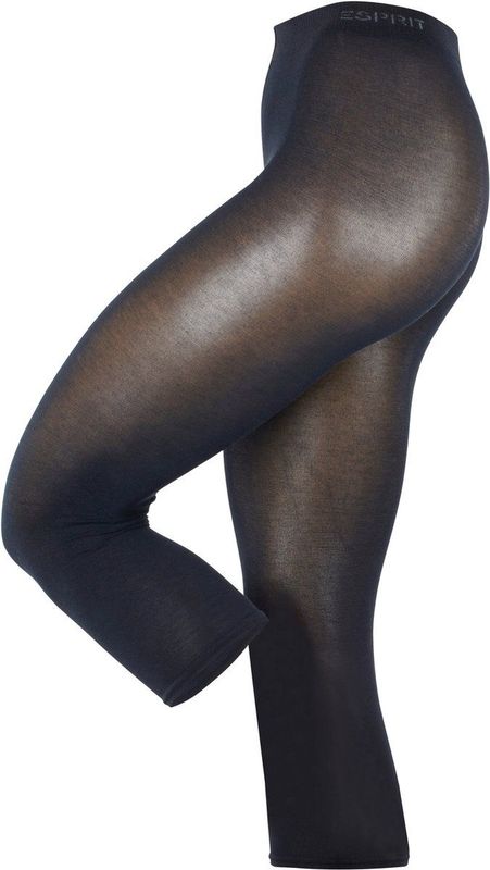 Esprit - Capri Legging - Blauw - Katoen - Dames - 50 DEN Optiek