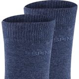 ESPRIT - Voetballogo - 2 Stuks - Uniseks - Katoen - Zwart Grijs Blauw