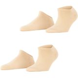 Esprit Uni 2-Pack duurzaam organisch katoen multipack sneakersokken dames beige