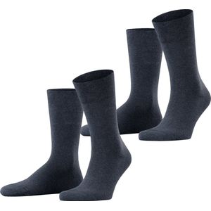 ESPRIT - Basic Easy - Sokken - Blauw - Biologisch Katoen - Set van 2 Paar