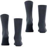 ESPRIT - Basic Easy - Sokken - Grijs - Katoen - Multipack 2 Paar