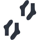 ESPRIT - Basic Easy - Sokken - Grijs - Katoen - Multipack 2 Paar