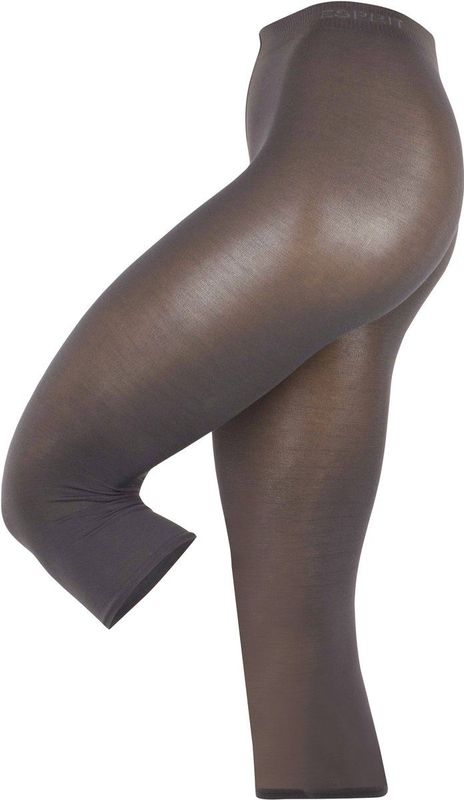 Esprit - Capri Legging - Grijs - Katoen - 50 DEN Optiek