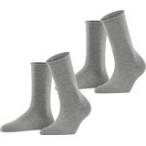 Esprit - Basic Pure - Damessokken - Grijs - Organisch Katoen - 2-Pack