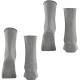 Esprit - Basic Pure - Damessokken - Grijs - Organisch Katoen - 2-Pack