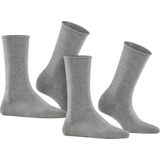 Esprit - Basic Pure - Damessokken - Grijs - Organisch Katoen - 2-Pack