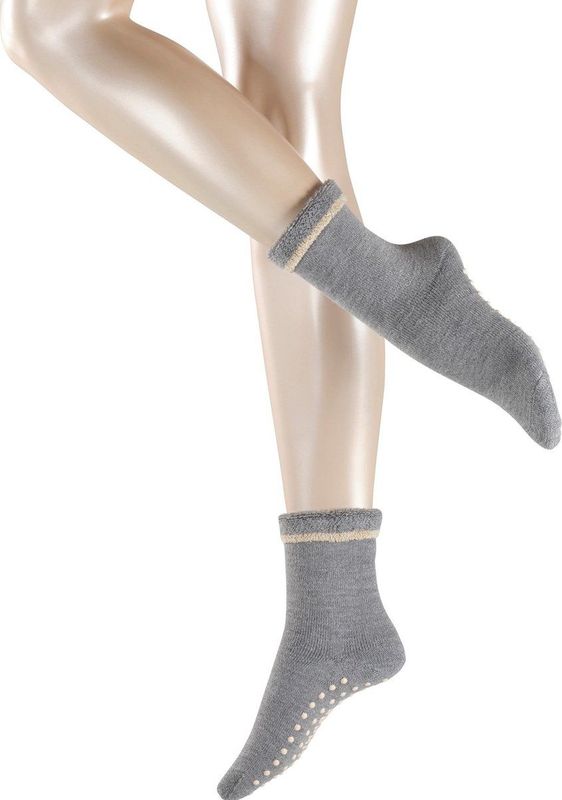 FALKE - Kids Active - Kindersokken - Grijs - Anatomische Pluche Zool - Merinowol