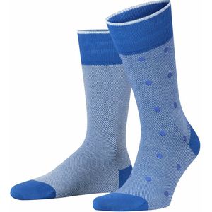 ESPRIT - Piqué Dot 2-pack - Herensokken - Gestippeld en Gemêleerd - Katoen