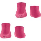 ESPRIT - Foot Logo - Enkelsokken - Effen - Biologisch Katoen - Multipack van 2 Paar