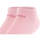 Esprit - Foot Logo 2-Pack - Sneakersokken - Roze - Organisch Katoen