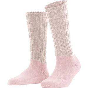 ESPRIT - Lange Boot - Damessokken - Grijs Zwart - Biologische Wol - 1 Paar