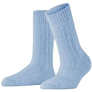 ESPRIT Dames Shaded Boot wol ademend warm halfhoog met patroon 1 paar sokken, blauw (Azur 6788), 36-41