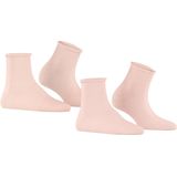 Esprit - Cozy Dot - Korte Sokken - Rood - 2 Paar van Fijne Scheerwol