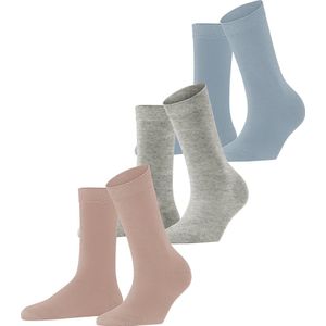 Esprit - Solid Mix - Verstevigde Damessokken - Veelkleurig - Ademend - Eco-vriendelijk