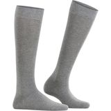 ESPRIT - Kniekousen - Grijs Light Grey Melange - 1 paar - Comfort Tailleband