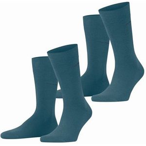 Esprit Basic Uni 2-Pack eenkleurig katoen multipack sokken heren groen - maat 39-42
