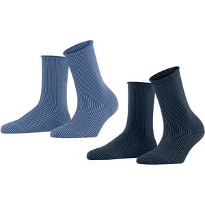 ESPRIT - Vertical Stripe - Sokken - Veelkleurig - 2-Pack