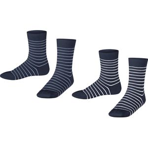 ESPRIT - Fine Line Multipack K - Sokken - Veelkleurig - Biologisch Katoen, 2 Paar