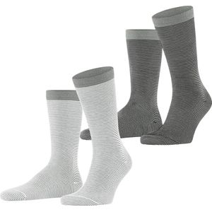 ESPRIT - Allover Stripe - Huissokken - Veelkleurig - 2 paar