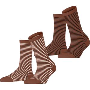 ESPRIT - Gestreepte Damessokken - Multi-pack - Huidvriendelijk Biologisch Katoen