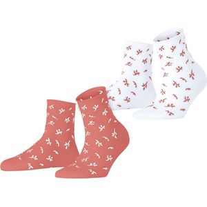 Esprit - Twig - Gedessineerde Sokken - Veelkleurig - 2-Pack - Dames
