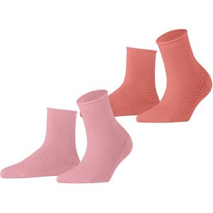 ESPRIT - Enkelsokken - Zwart - Biologisch Katoen - Verpakking van 2