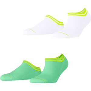 Esprit - Base Stripe - Sneakersokken - Veelkleurig - 2-Pack - Katoen