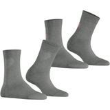 ESPRIT - Heart & Love - Sokken - Grijs - Katoen - 2 Paar