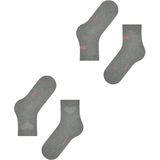 ESPRIT - Heart & Love - Sokken - Grijs - Katoen - 2 Paar