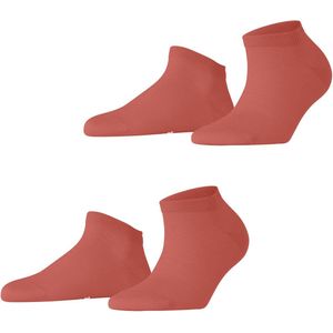 ESPRIT Irisée Multipack - Chaussettes Basses - Rouge Rust Red - Katoen - 2 Pairs