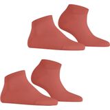 ESPRIT Irisée Multipack - Chaussettes Basses - Rouge Rust Red - Katoen - 2 Pairs